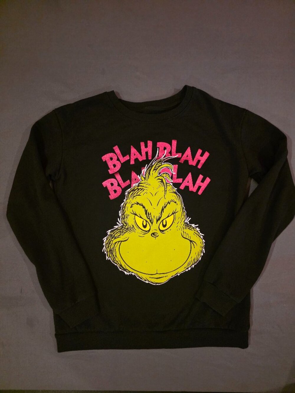 The Grinch Girls Size XL Pullover Sweater